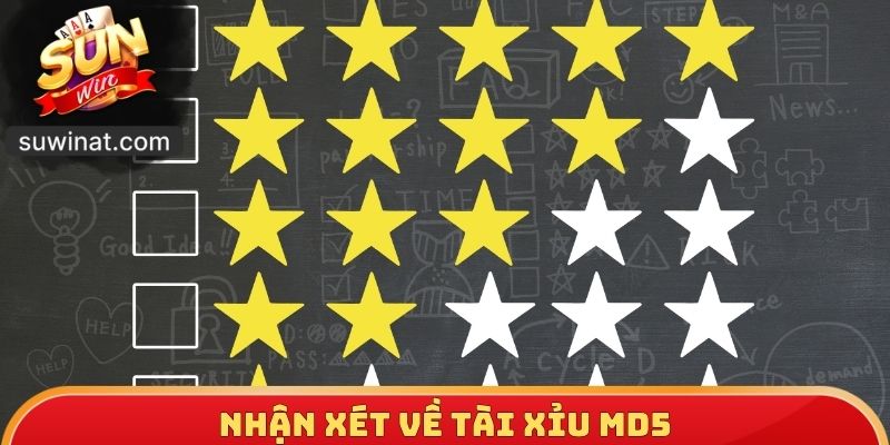 Nhận xét về tài xỉu MD5