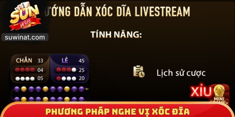 Phương pháp nghe vị xóc đĩa