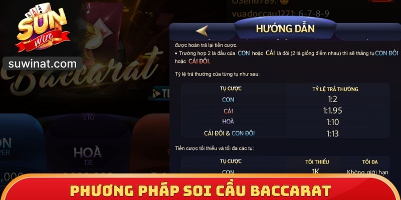 Phương pháp soi cầu Baccarat